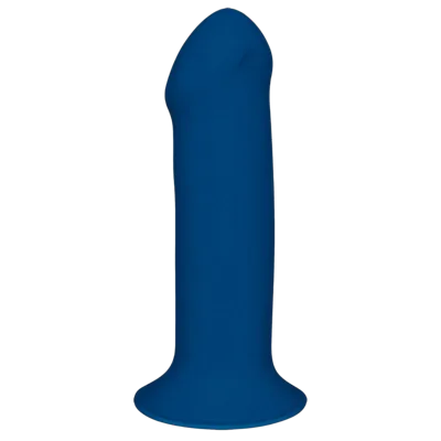 Двухслойный дилдо Adrien Lastic Hitsens 1 Blue, подходит для страпона, диаметр 4,5 см, длина 17,7 см
