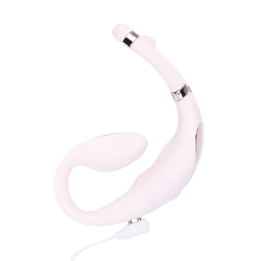 Смарт-вібратор для пар Adrien Lastic Venus + APP, подвійний, можна носити під одягом, 10 режимів
