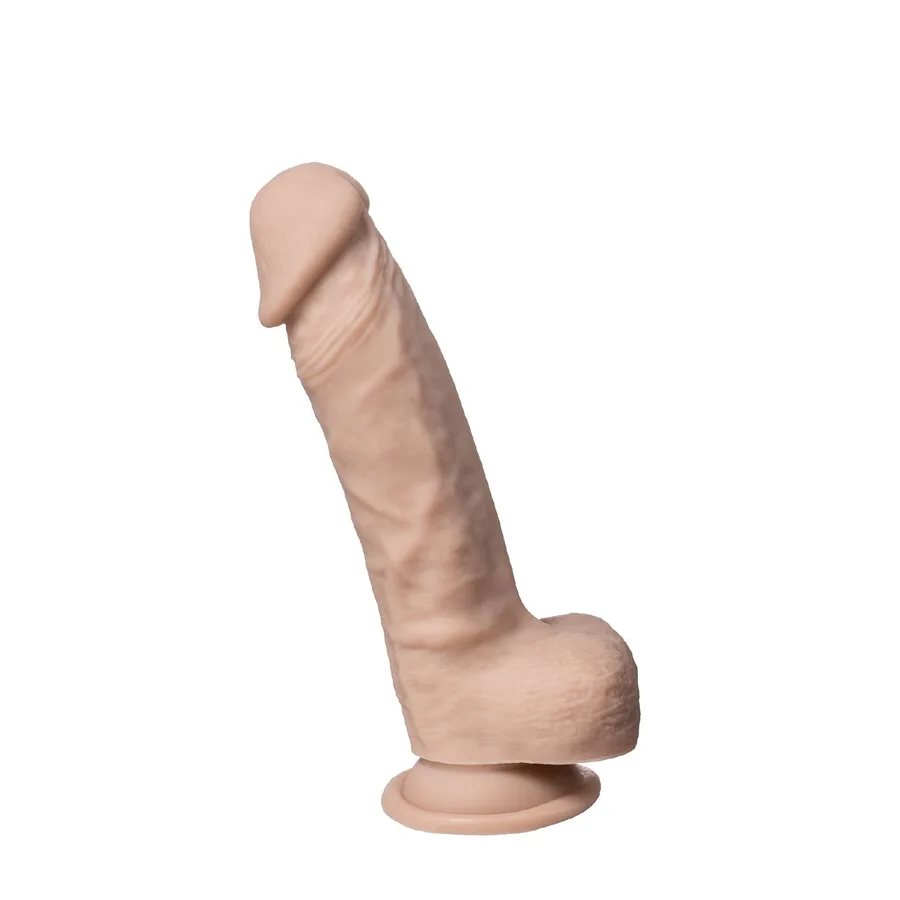 Фаллоимитатор SilexD Johnny Real Skin Flesh MODEL 1, суперреалистичный, на присоске, диаметр 3,8 см