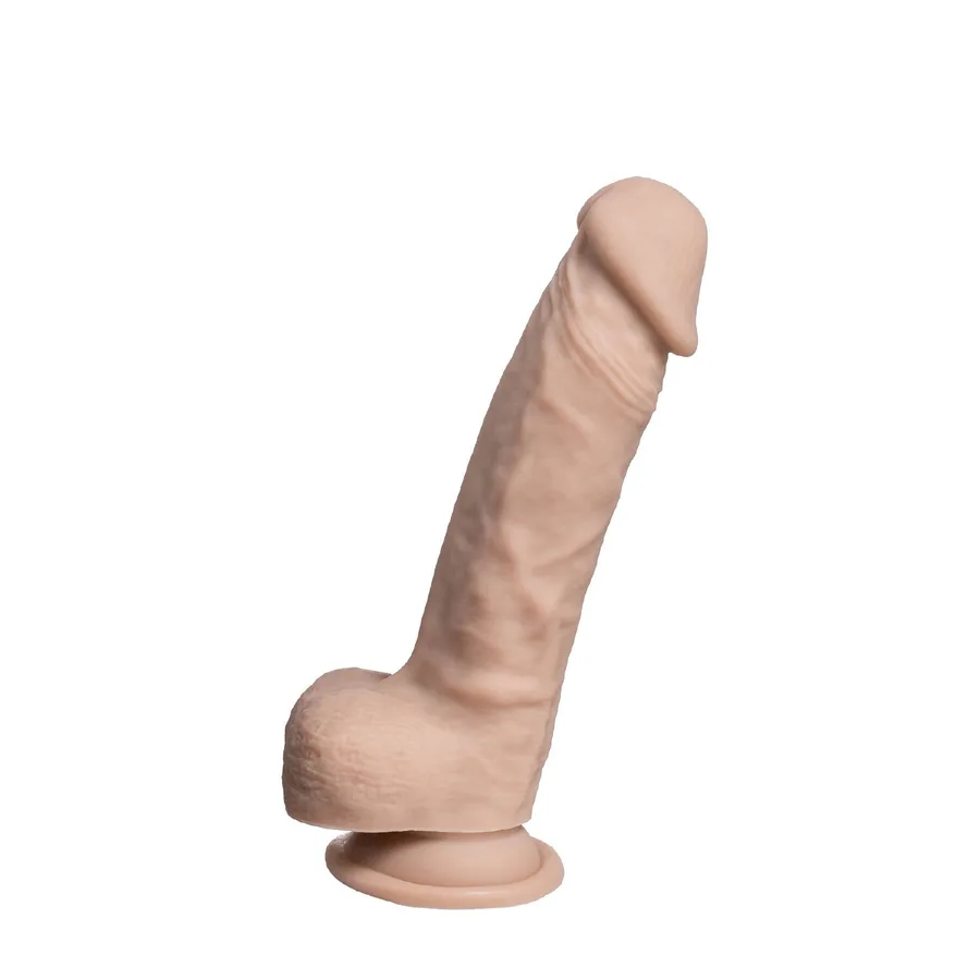 Фаллоимитатор SilexD Johnny Real Skin Flesh MODEL 1, суперреалистичный, на присоске, диаметр 3,8 см