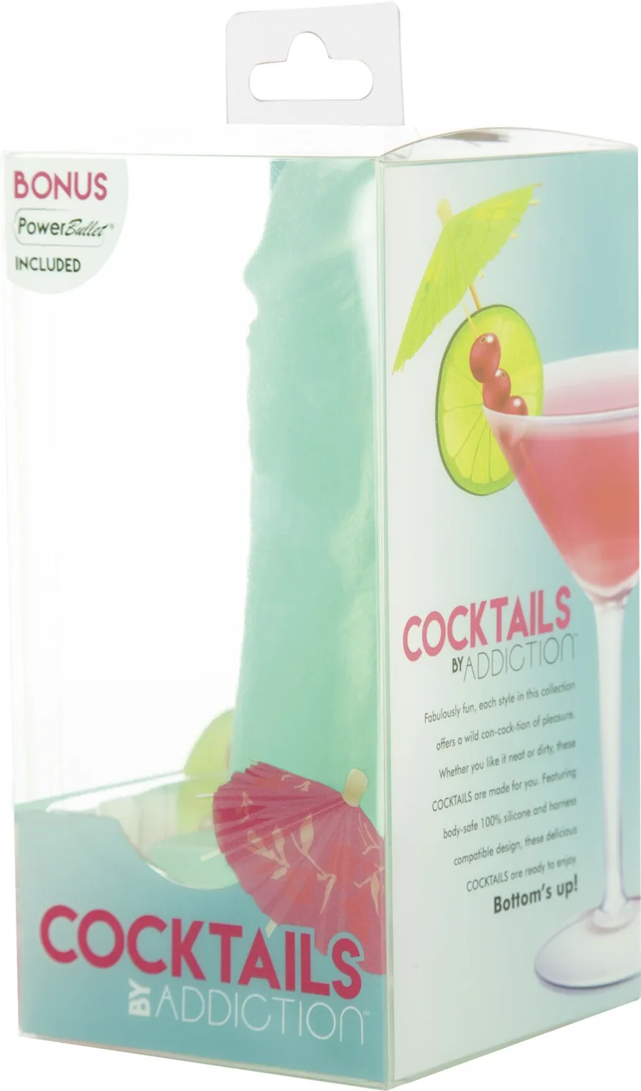 Фаллоимитатор на присоске Cocktails by Addiction – Mint Mojito