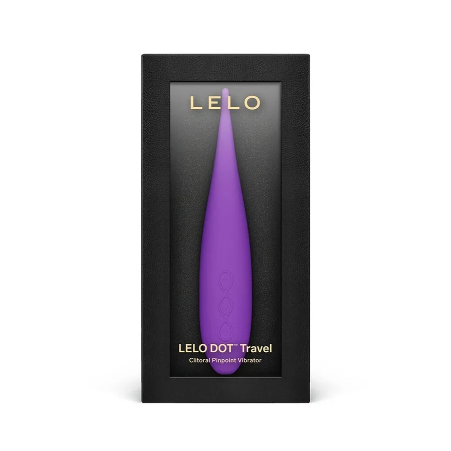 Клиторальный вибратор LELO DOT Travel Purple, точечная стимуляция, 8 режимов