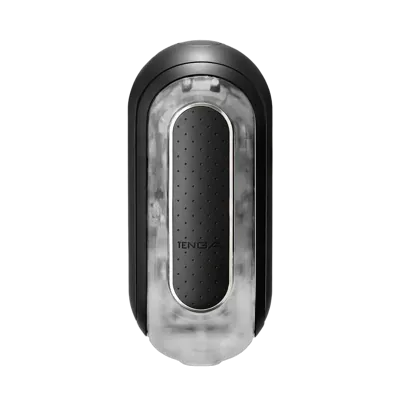 Вібромастурбатор Tenga Flip Zero Electronic Vibration Black, змінна інтенсивність, розкладний