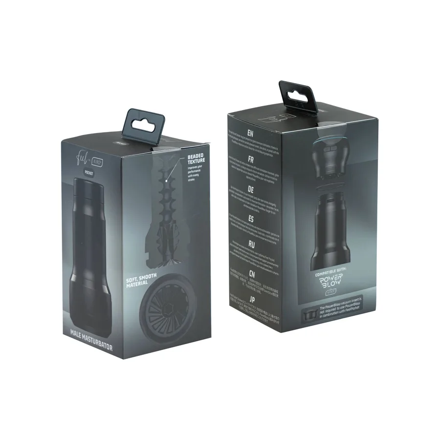 Мастурбатор Kiiroo Feel Pocket, сумісний з інтерактивною насадкою PowerBlow