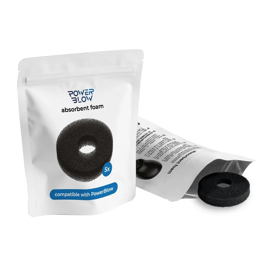 Поглинальна губка Kiiroo Powerblow Absorbent Foam 5 шт, для вакуумної насадки Powerblow