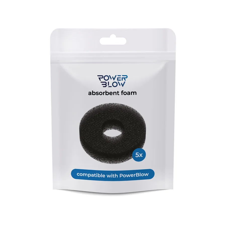 Поглинальна губка Kiiroo Powerblow Absorbent Foam 5 шт, для вакуумної насадки Powerblow