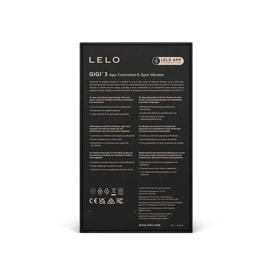 Вибратор точки G LELO GIGI 3 Plum