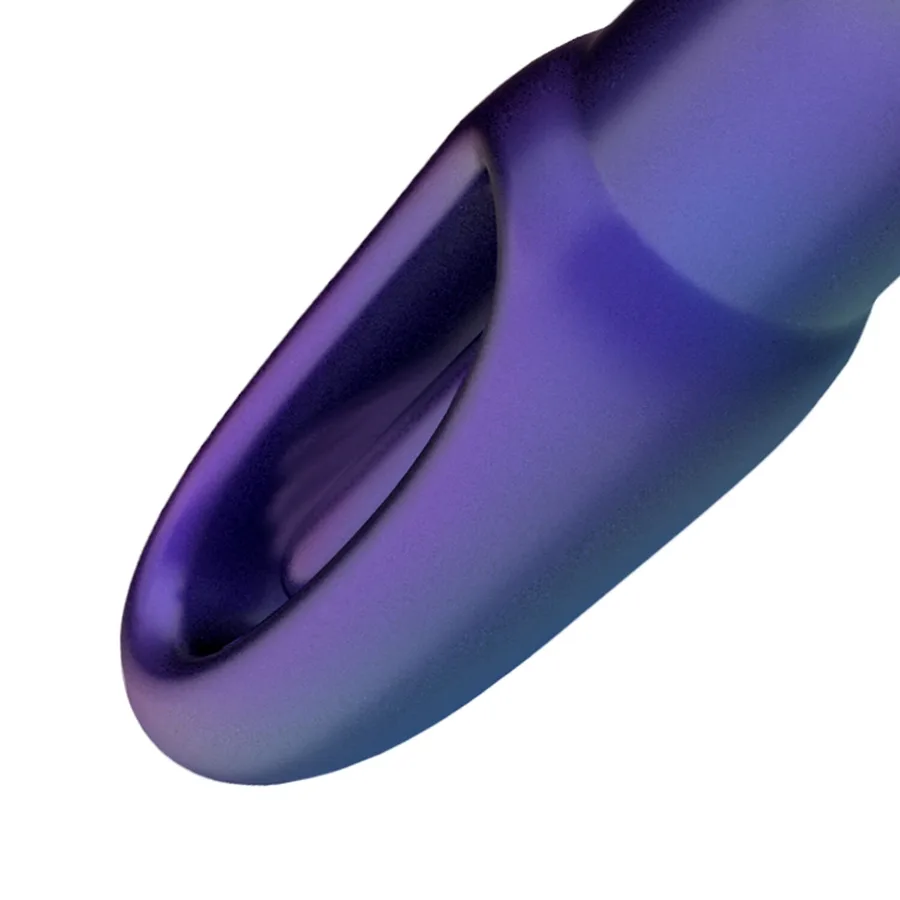 Анальна пробка з віброязичком Hueman - Voyager Butt Plug With Tapping