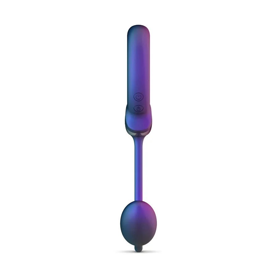 Ерекційне віброкільце з віброяйцем Hueman - Eclipse Anal Vibrator