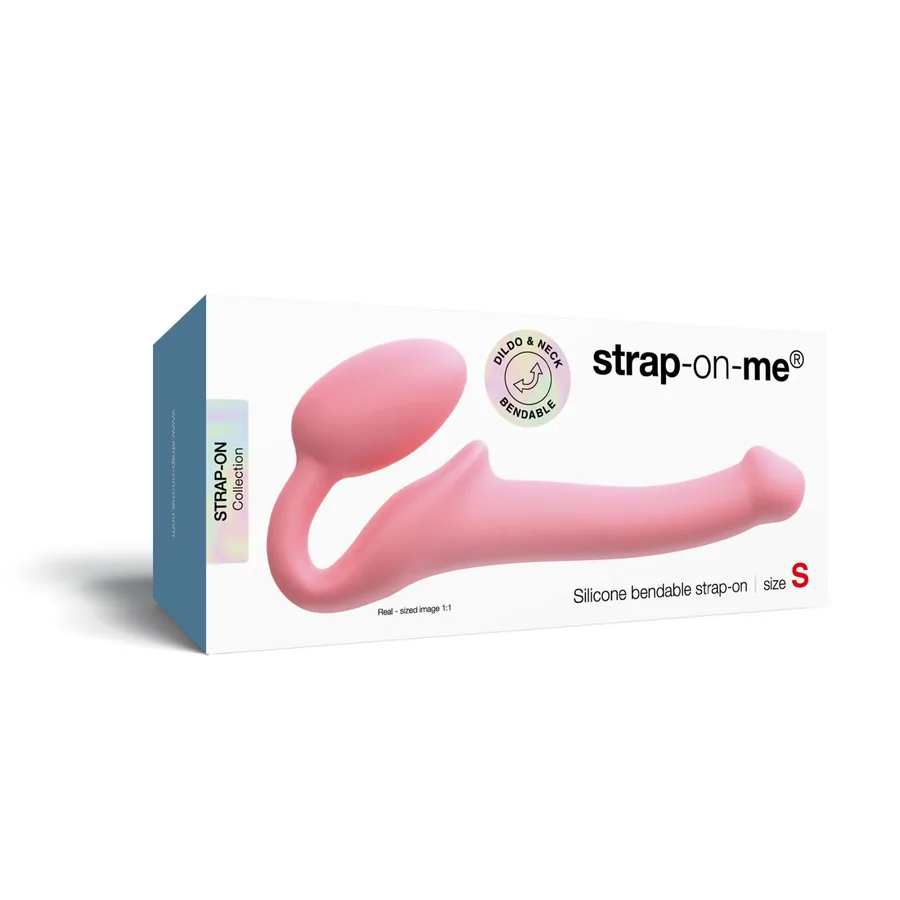 Безремінний страпон Strap-On-Me Rose S, повністю регульований, діаметр 2,7 см