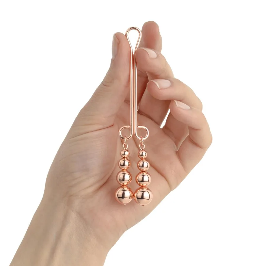 Зажим для клитора Rosy Gold - Clitoris Clamp - Subtle Weight