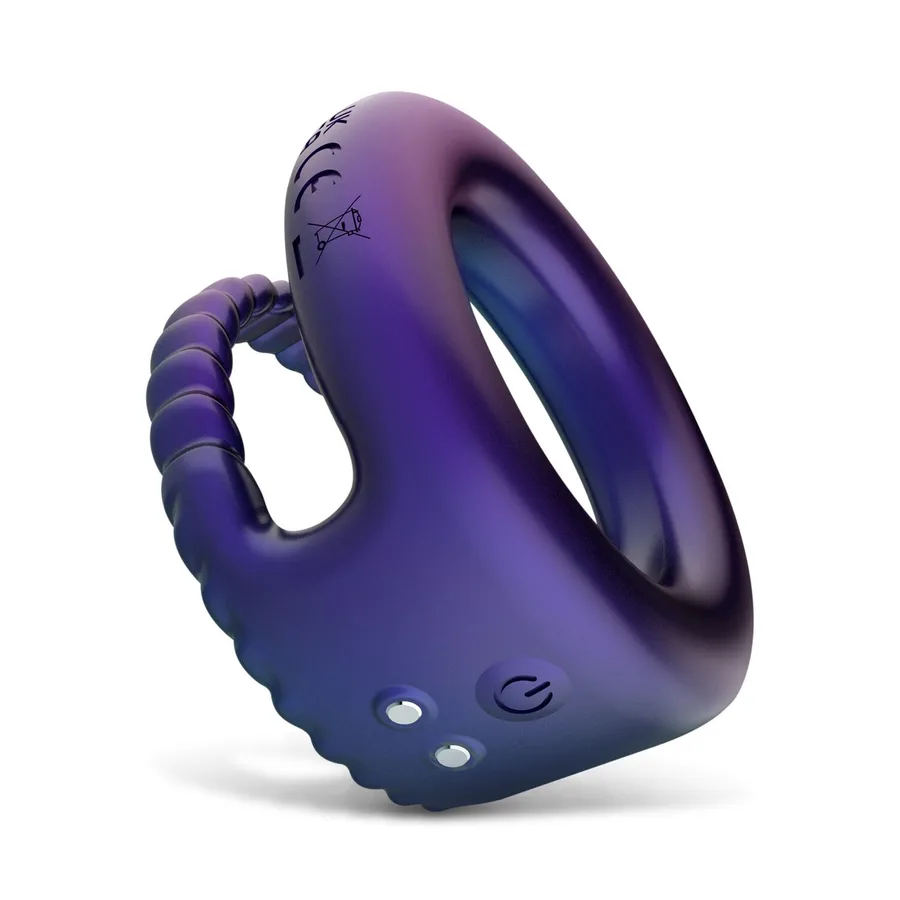 Эрекционное виброкольцо Hueman - Jupiter Vibrating Cock and Ball Ring