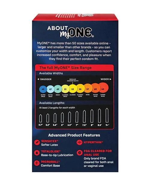 Презервативы MyONE Super Wide & Long 10 шт, картонная коробка