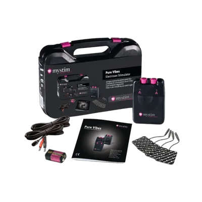 Електростимулятор Mystim Pure Vibes, 2 канали, 3 програми, механічні перемикачі