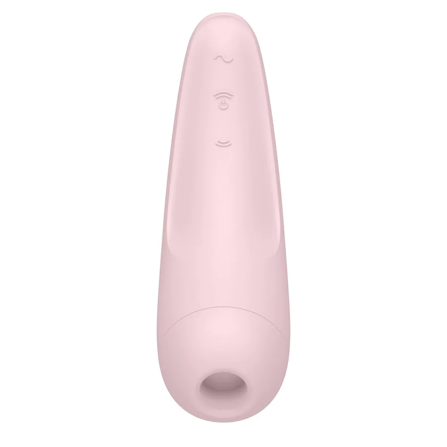 Вакуумний кліторальний стимулятор Satisfyer Curvy 2+ Pink з керуванням через інтернет