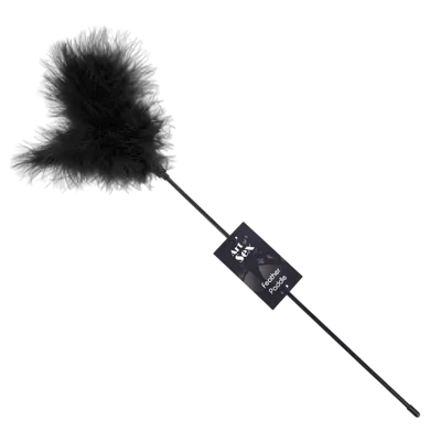 Лоскітка з пером індика Art of Sex – Feather Paddle, чорна