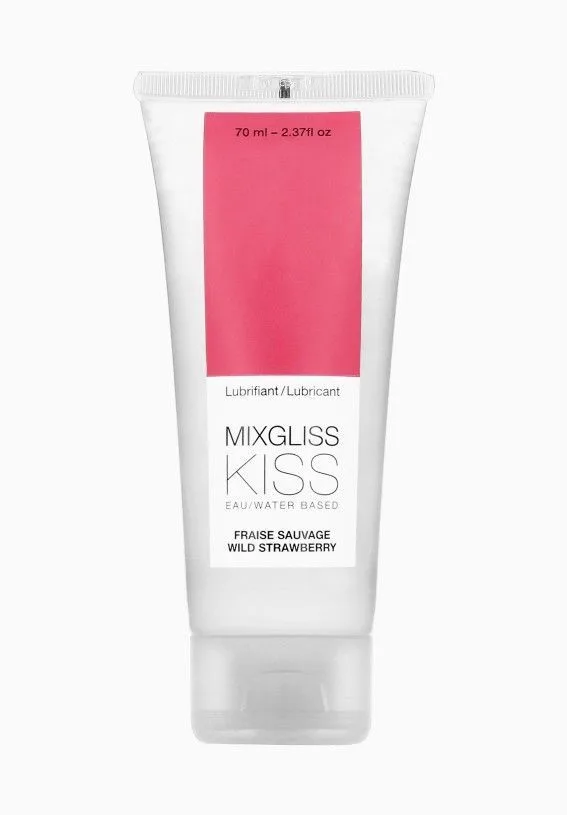 Лубрикант на водній основі MixGliss KISS Wild Strawberry (70 мл) Дика Полуничка