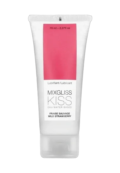 Лубрикант на водній основі MixGliss KISS Wild Strawberry (70 мл) Дика Полуничка