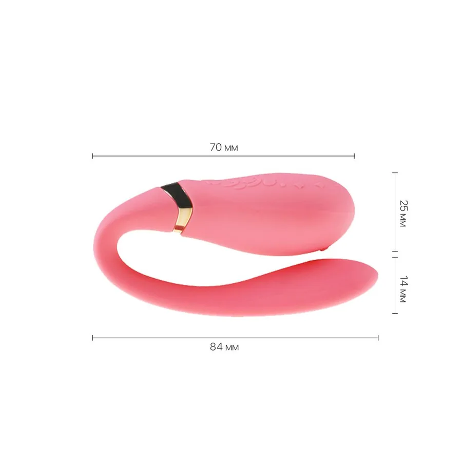 Смартвібратор для пар Zalo — Fanfan Rouge Pink
