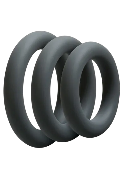 Набір ерекційних кілець Doc Johnson OptiMALE 3 C-Ring Set Thick
