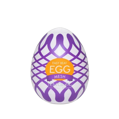 Мастурбатор-яйце Tenga Egg Mesh із сітчастим рельєфом
