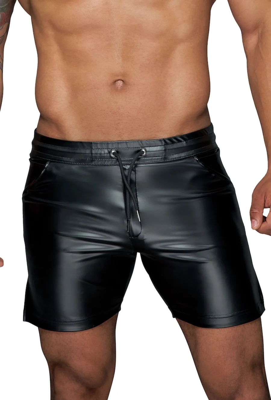 Мужские шорты с мокрым эффектом Noir Handmade H061 Powerwetlook shorts, XL