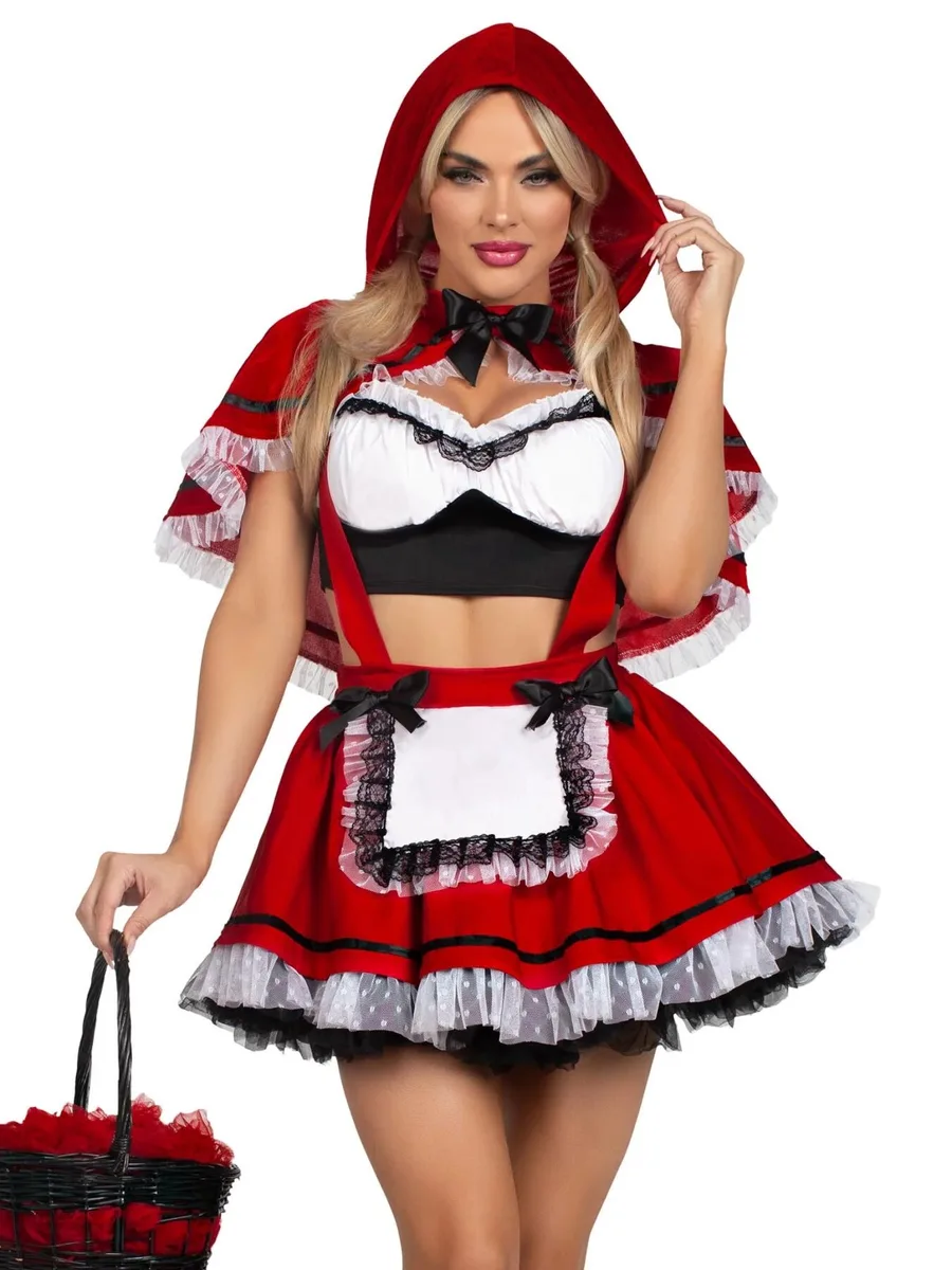 Костюм Красной Шапочки Leg Avenue Flirty Miss Red Top and Skirt S