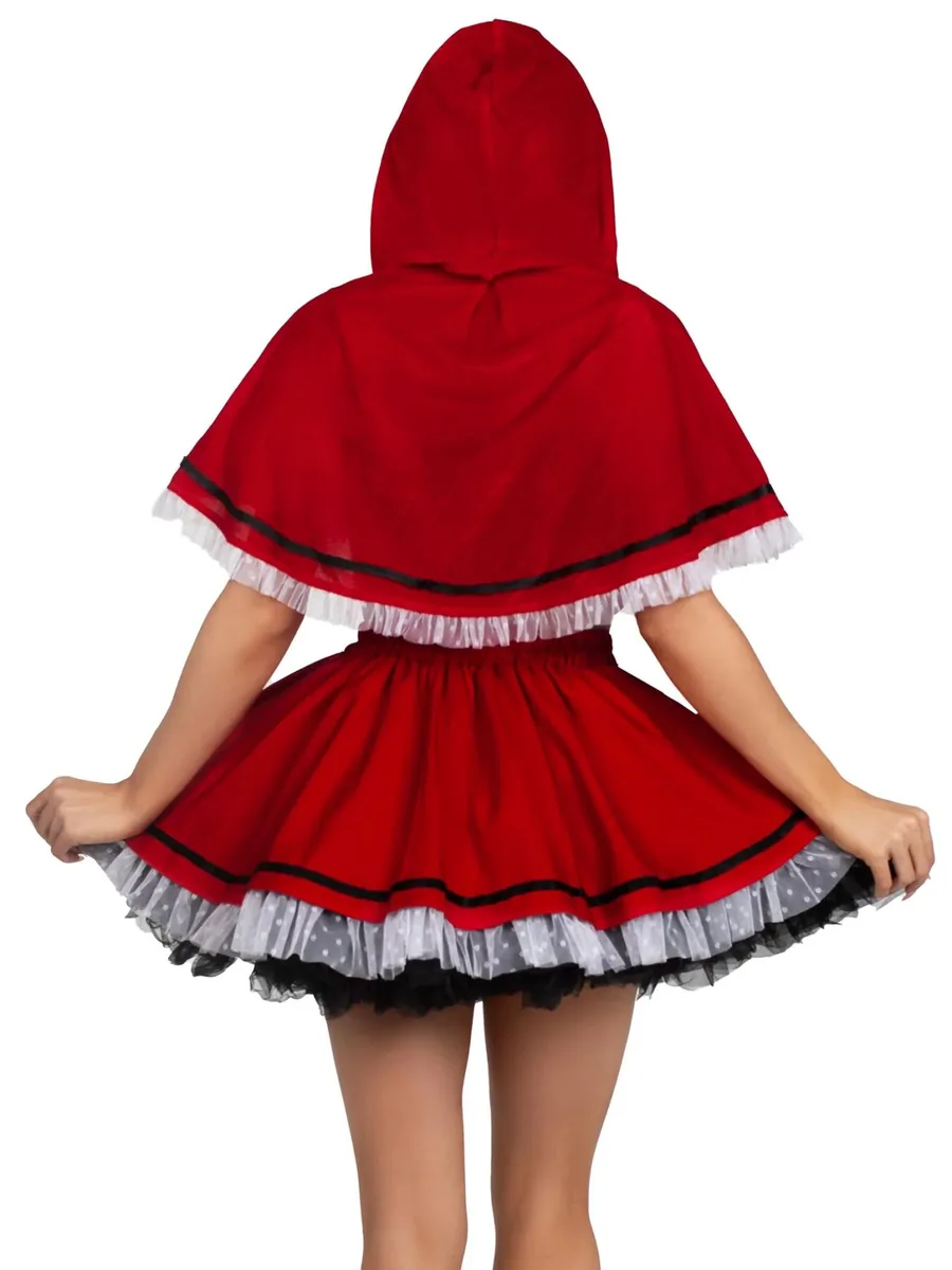 Костюм Червоної Шапочки Leg Avenue Flirty Miss Red Top and Skirt M