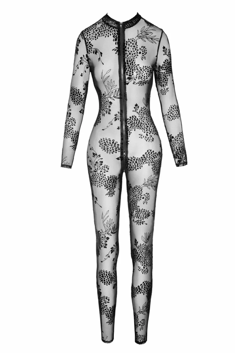 Сетчатый бодистокинг Noir Handmade F237 Long tulle overall, L