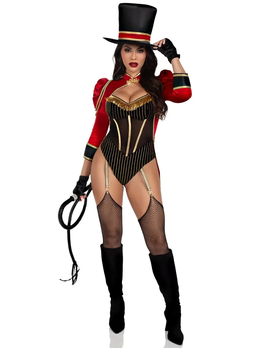 Костюм циркачки Leg Avenue Ravishing Ringmaster Bodysuit XS