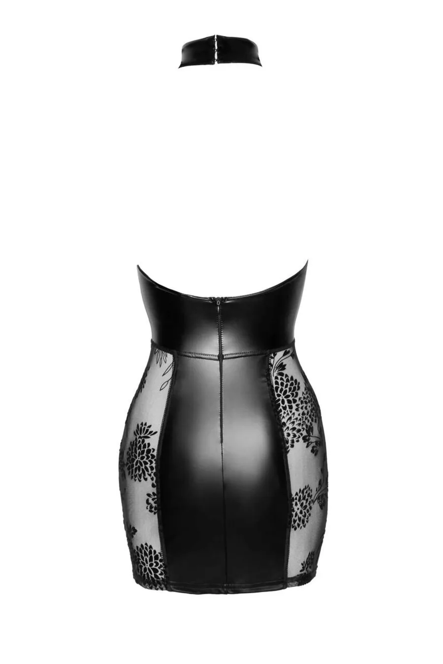 Сукня Noir Handmade F238 Short tulle dress with powerwetlook inserts, L