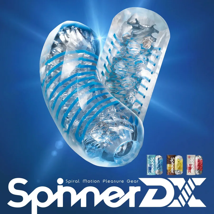 Мастурбатор Tenga Spinner DX 02 Bumps, з пружною стимулювальною спіраллю всередині, середній вплив