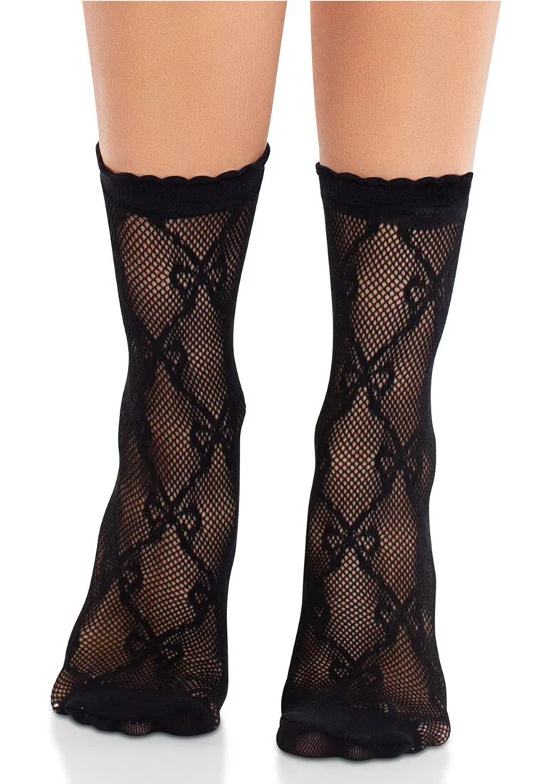 Носочки Leg Avenue Bow Net Anklets