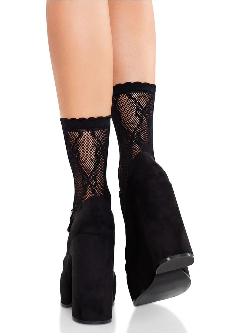 Носочки Leg Avenue Bow Net Anklets