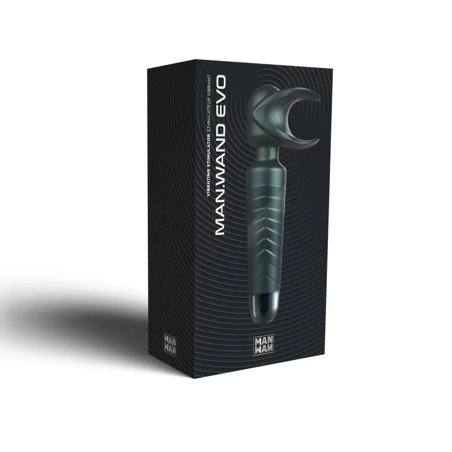 Мастурбатор-вибромассажер Manwan MAN.WAND EVO Pine Grey, отлично для пар, виброминет