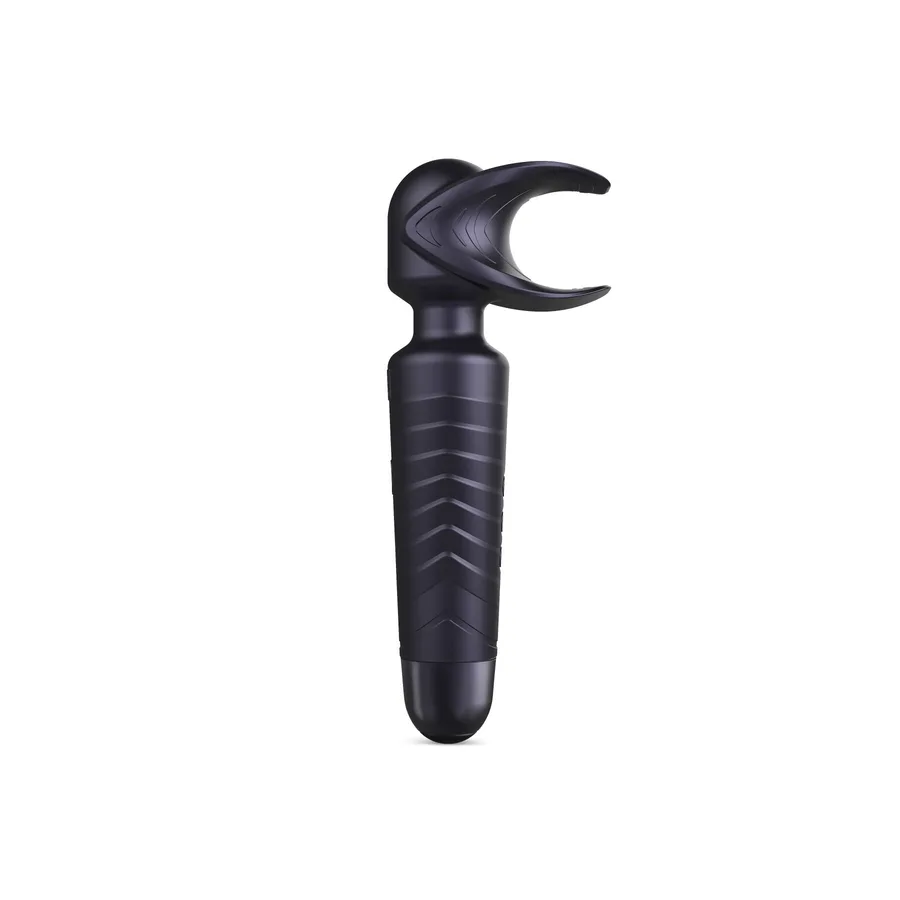 Мастурбатор-вибромассажер Manwan MAN.WAND EVO Black Plum, отлично для пар, виброминет
