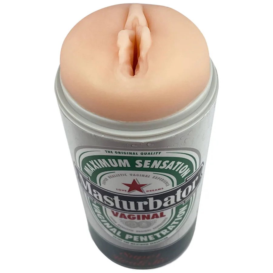 Мастурбатор-вагина Alive Heineken Vagina II в виде банки пива, реалистичный