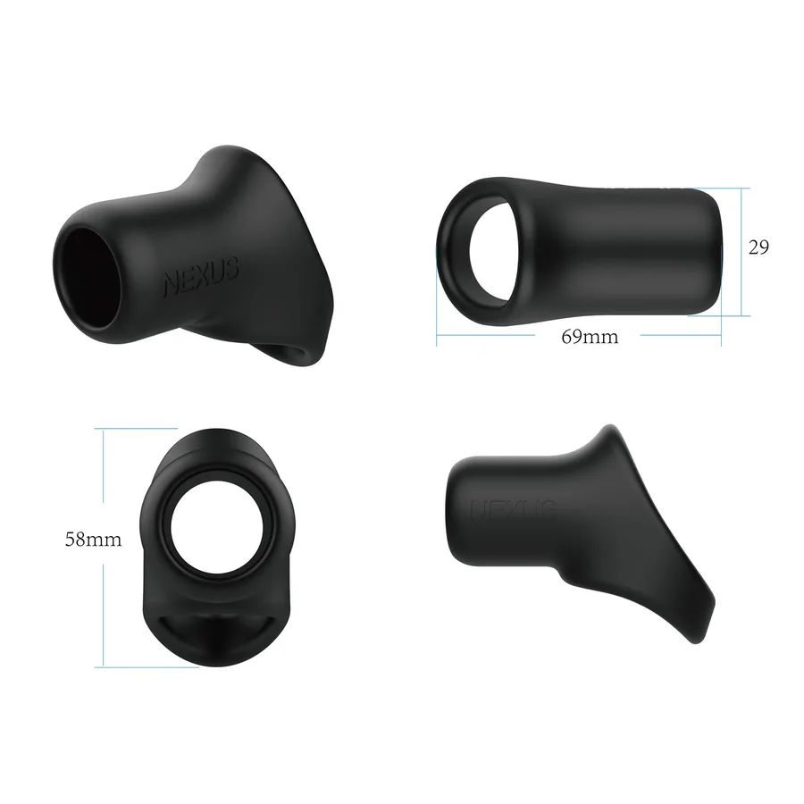 Ерекційне кільце Nexus Rise Cock and Ball Sling, для члена та яєчок, дуже широке
