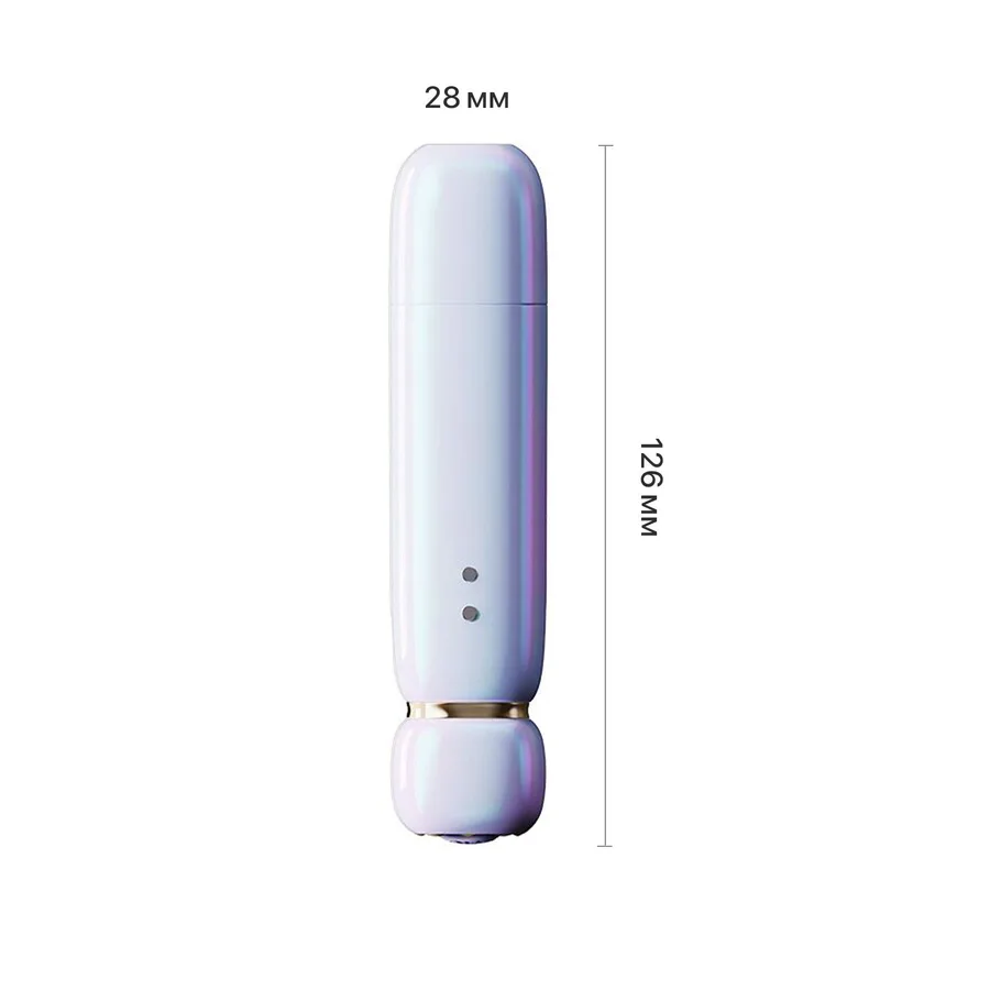 Вакуумный клиторальный стимулятор Zalo Lia Lavender Purple, 3 насадки, 3 режима, разная интенсивность