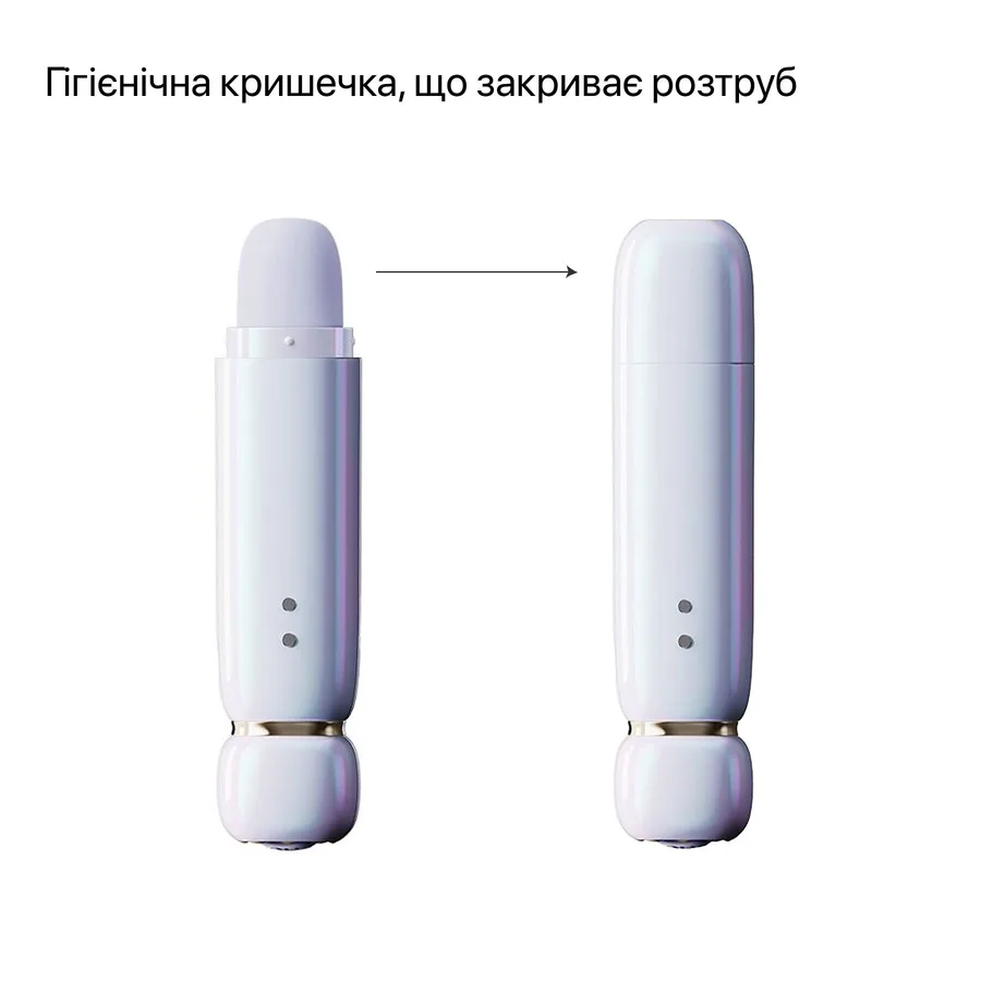 Вакуумный клиторальный стимулятор Zalo Lia Lavender Purple, 3 насадки, 3 режима, разная интенсивность