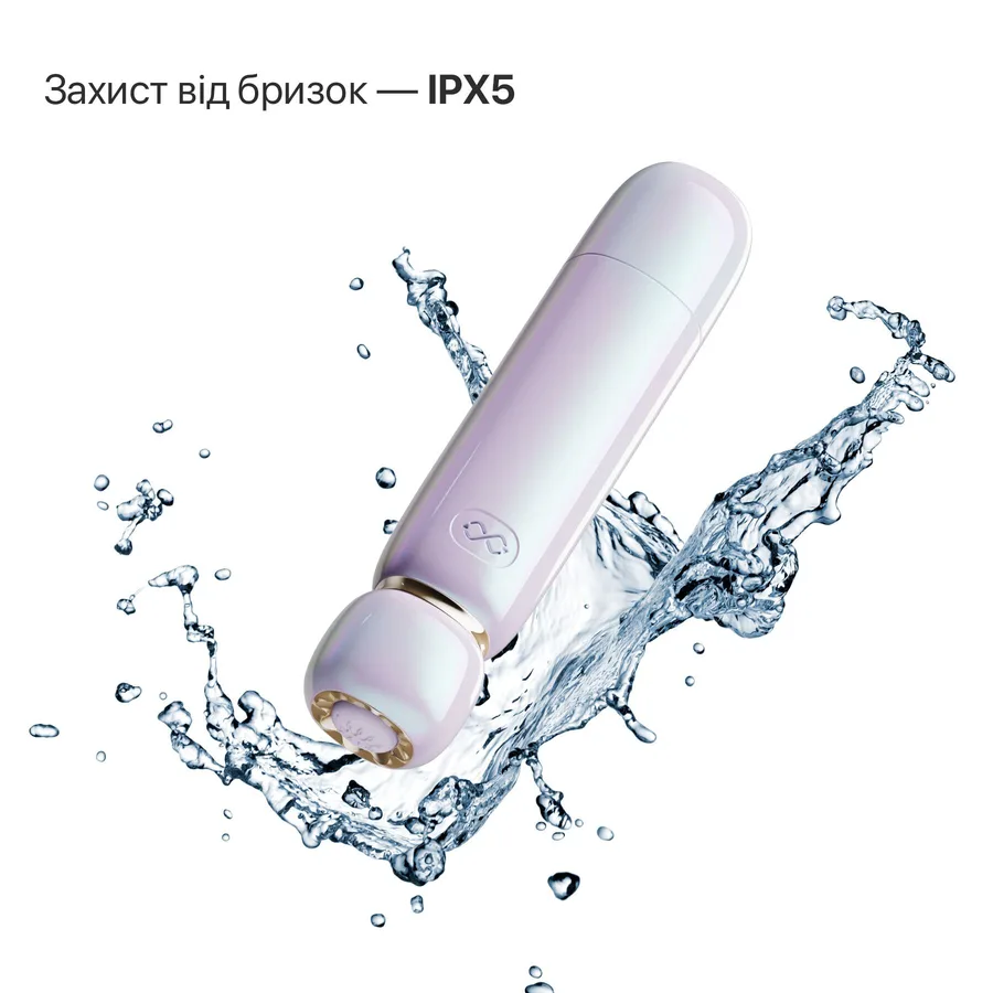 Вакуумный клиторальный стимулятор Zalo Lia Lavender Purple, 3 насадки, 3 режима, разная интенсивность