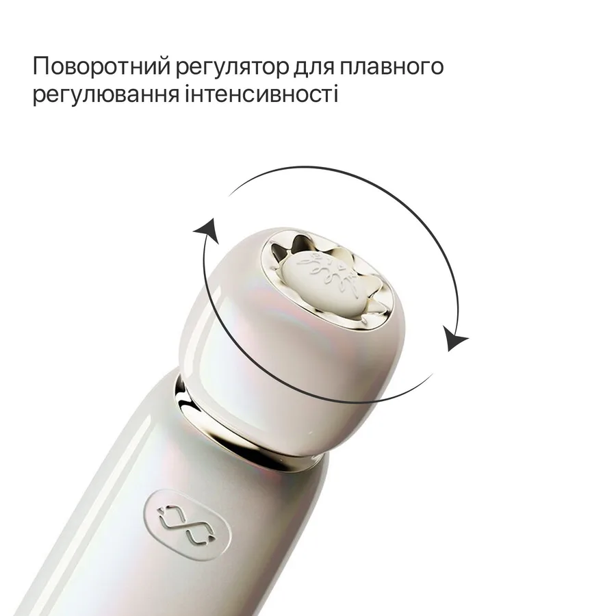 Вакуумный клиторальный стимулятор Zalo Lia Floral White, 3 насадки, 3 режима, разная интенсивность