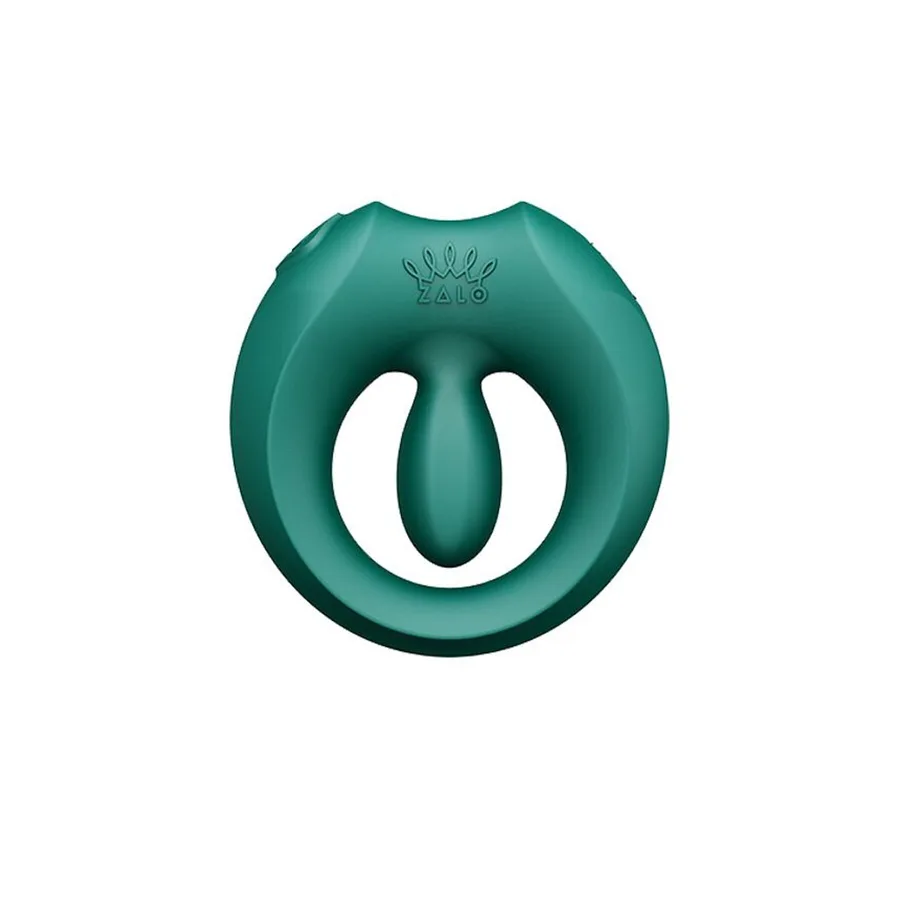Эрекционное смарт-виброкольцо Zalo Apis Turquoise Green, до 4 часов работы, зарядный кейс