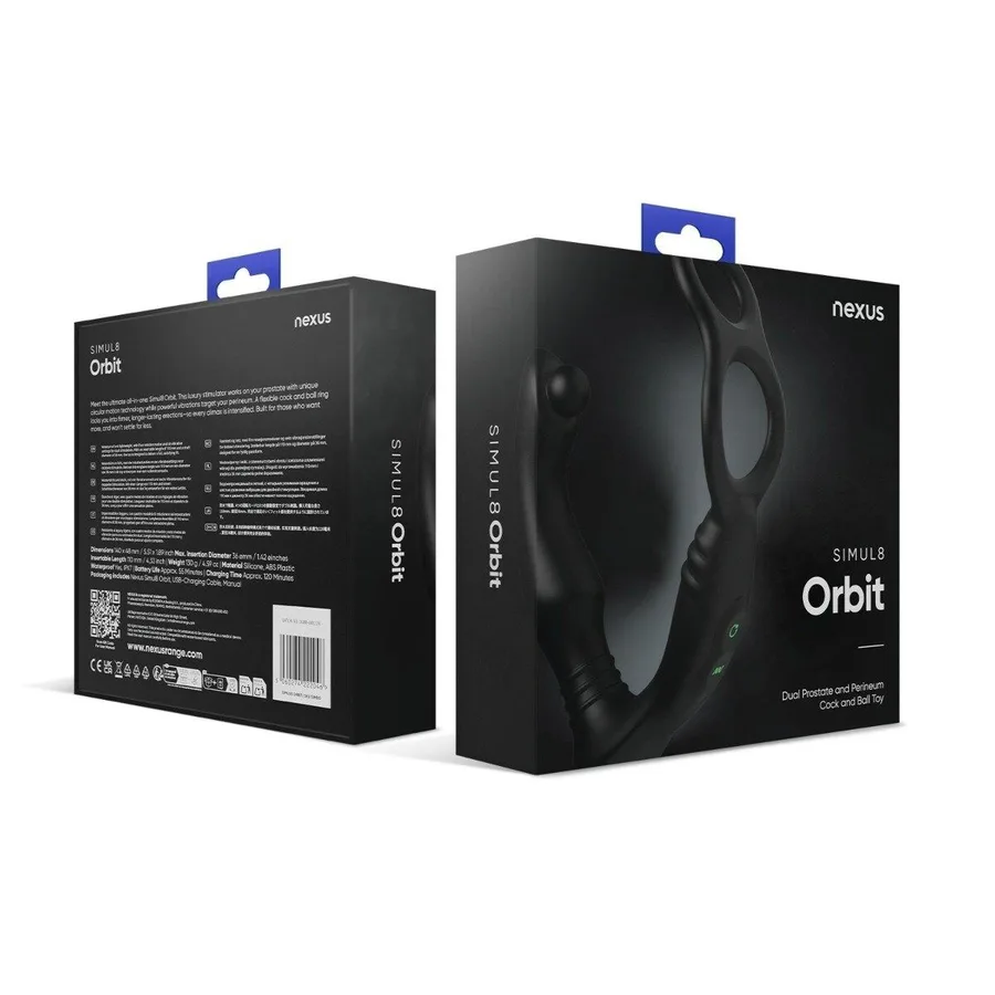Стимулятор простаты Nexus SIMUL8 Orbit Edition с эрекционным кольцом