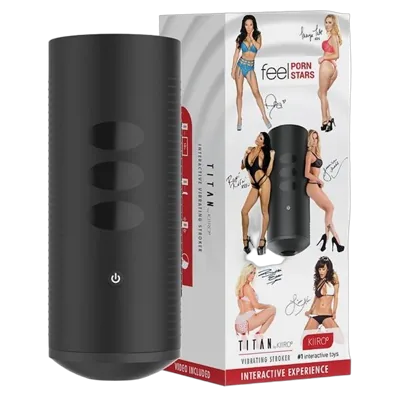 Интерактивный мастурбатор Kiiroo Titan Feel Pornstars Experience, 9 вибромоторов, теледильдоника