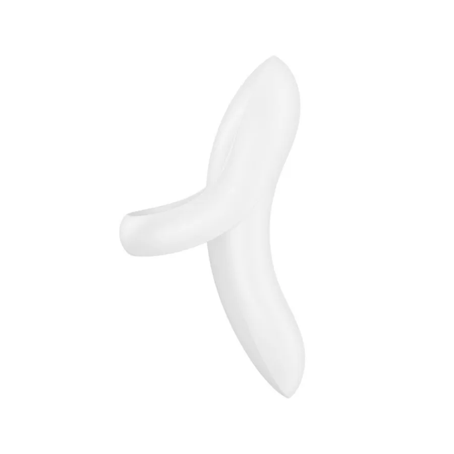 Вибратор на палец Satisfyer Bold Lover White, гибкий