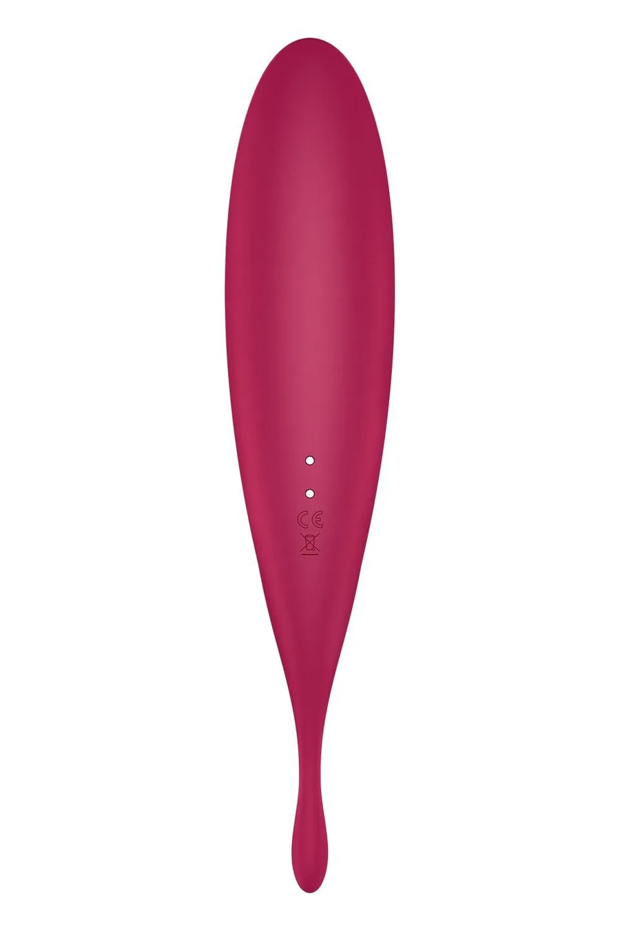 Смарт-вибратор для клитора с вакуумной стимуляцией Satisfyer Twirling Pro+ dark red
