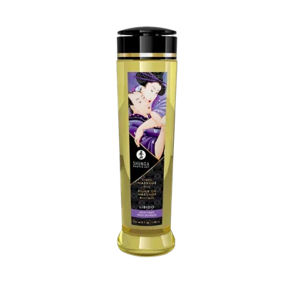 Массажное масло Shunga Libido - Exotic Fruit (240 мл) натуральное увлажняющее