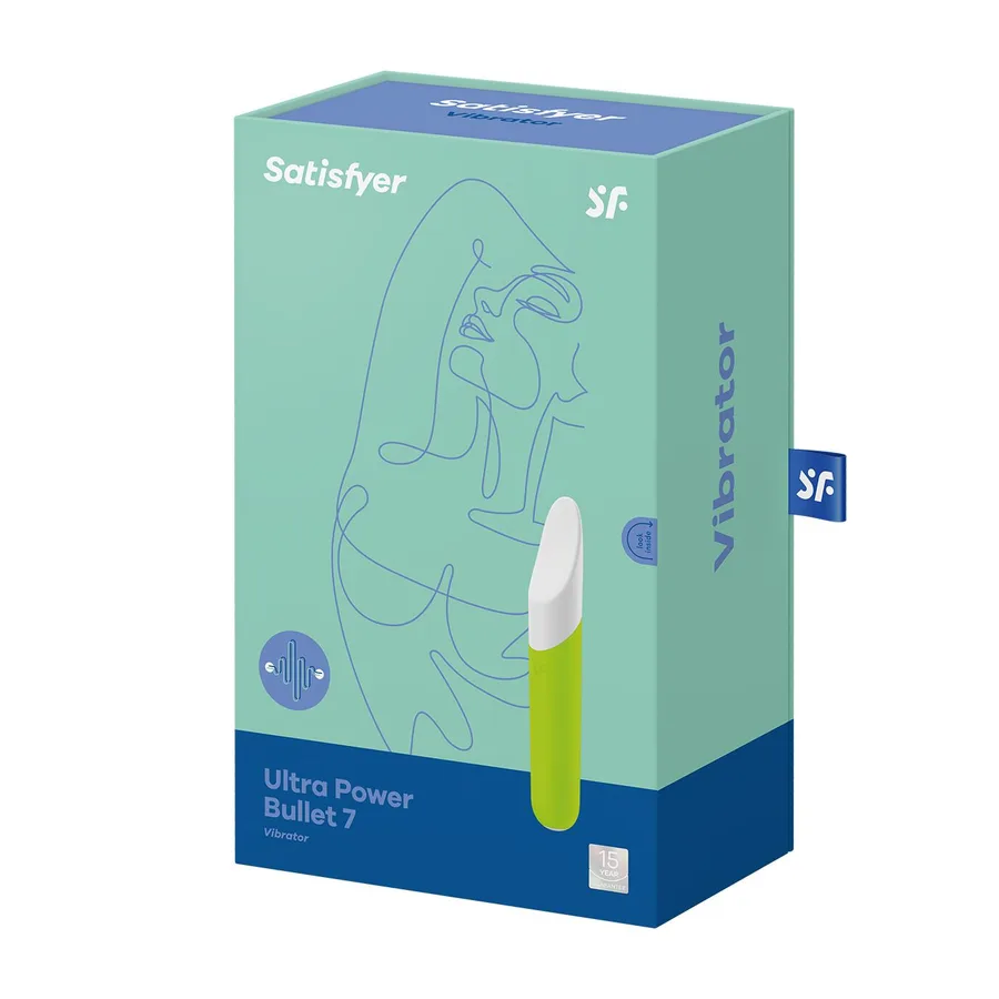 Мини-вибратор с гибким язычком Satisfyer Ultra Power Bullet 7 Green