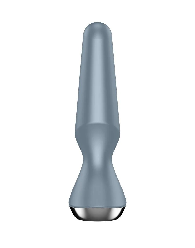 Анальна смарт-вібропробка Satisfyer Plug-ilicious 2 Ice Blue